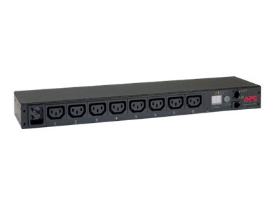APC Rack PDU Metered 1U 16A 230V 8C13 Input Connections IEC-320 C20