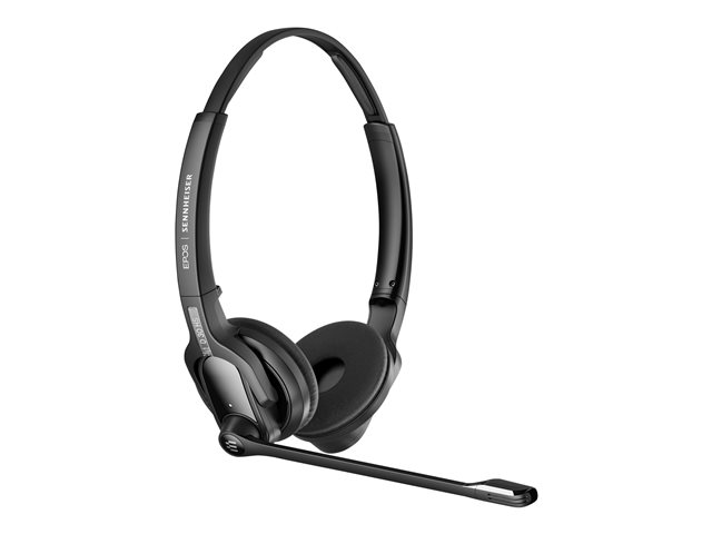 EPOS SENNHEISER IMPACT D 30 Phone Stereo DECT-Headset für Tischtelefone mit Basis Ultra Noise Cancelling Kopf- und Ohrbügel