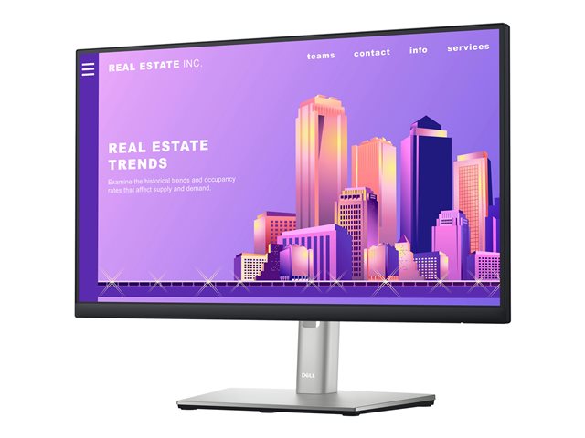 DELL Monitor - P2222H - 54,6cm 21,5Zoll 1920x1080 16:9 IPS Antiglare 250cd/m2 60Hz 5ms VGA HDMI DP