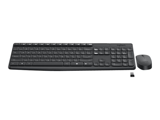LOGITECH MK235 Wireless Keyboard and Mouse GREY (CZE)