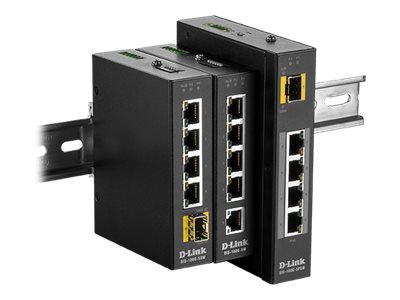 D-Link Industrial 5-Port Unmanaged Switch w/5 x GE-ports