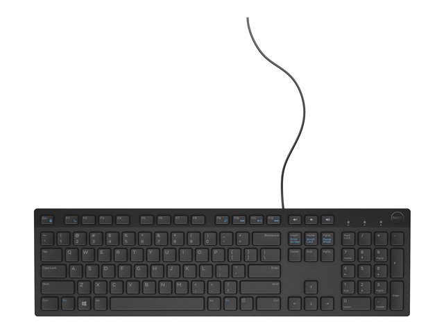 DELL Keyboard US-Euro Qwerty KB216 Quietkey USB Black