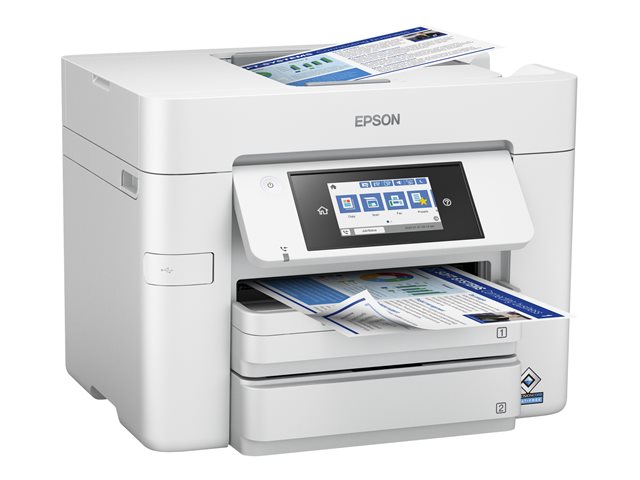 EPSON WorkForce Pro WF-C4810DTWF MFP inkjet Print speed up to 25ppm mono and 12ppm color PrecisionCore 4800x2400dpi resolution