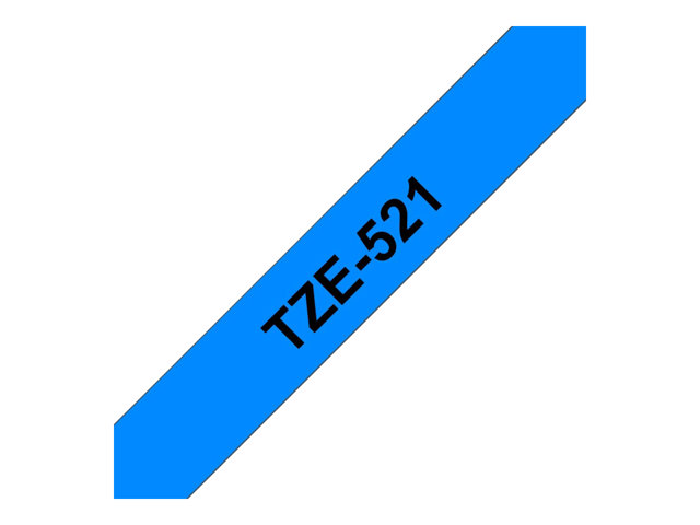 BROTHER P-Touch TZE-521 schwarz auf blau 9mm