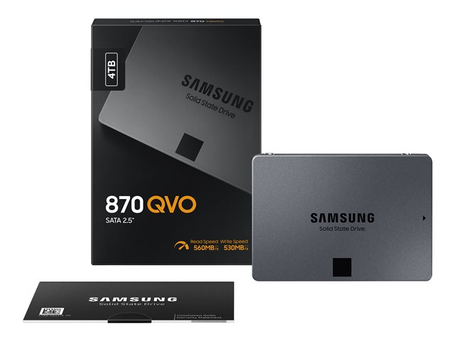 SAMSUNG 870 QVO SSD 4TB SATA 6,35cm 2,5Zoll SATA III