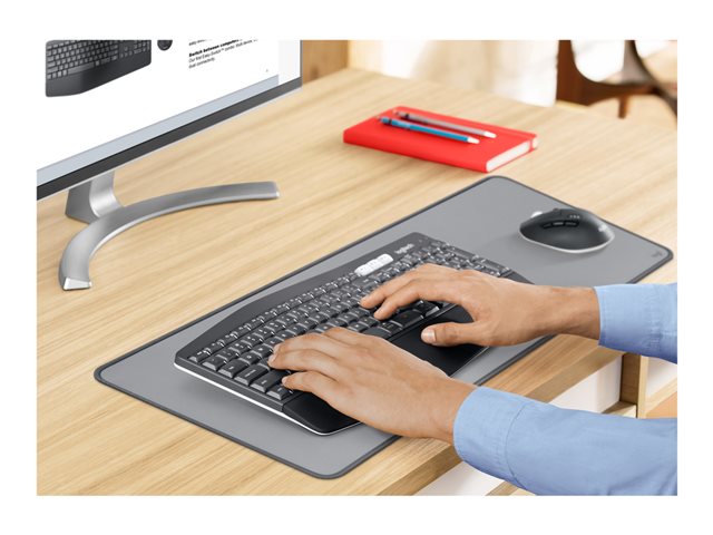 LOGITECH Desk Mat Studio Series - MID GREY - NAMR-EMEA