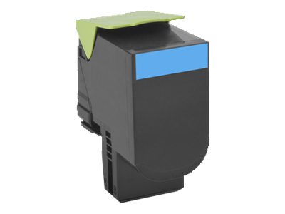LEXMARK 802HC Toner cyan Standardkapazität 3.000 Seiten 1er-Pack return program