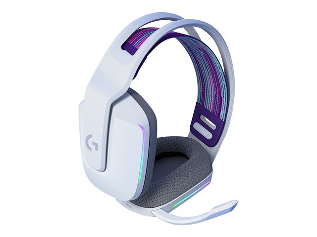 Produkt Links Vorne LOGITECH G733 LIGHTSPEED Wireless RGB Gaming Headset - WHITE - EMEA