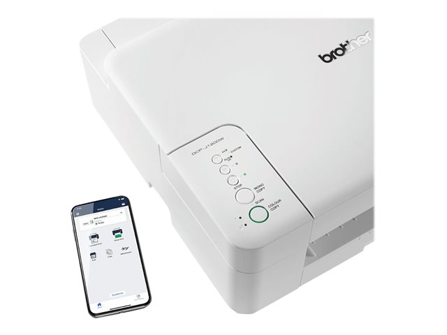 BROTHER DCPJ1200W MFP 3-in-1 A4 inkjet with smartphone app Wi-Fi and Wi-Fi direct up to 16ppm