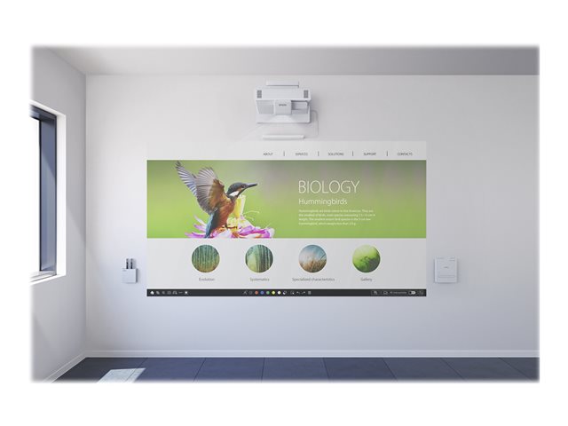 EPSON EB-1485Fi 3LCD Full HD laser Ultra-short distance projector 5000 Lumen 0,27:1-0,37:1 Miracast inkl. Gestensteuerungseinheit