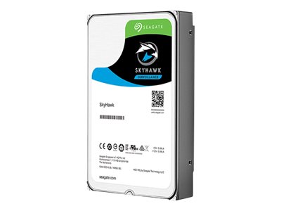 SEAGATE Surveillance Skyhawk 8TB HDD 7200rpm SATA serial ATA 6Gb/s 256MB cache 8,9cm 3,5Zoll 24x7 Dauerbetrieb BLK