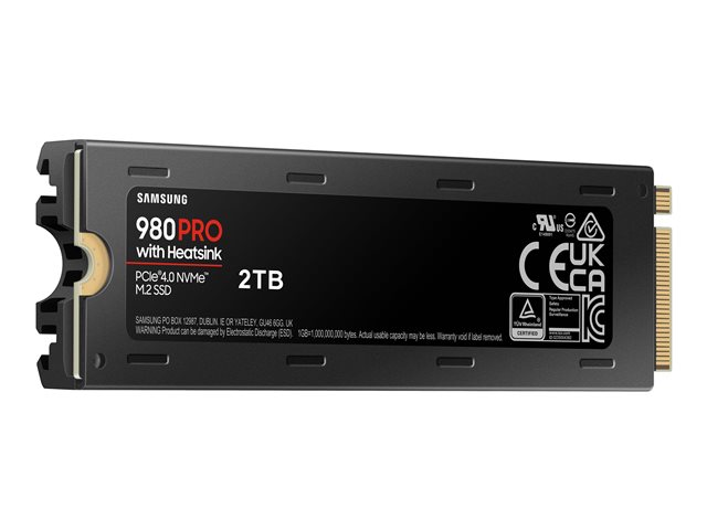 SAMSUNG 980 PRO SSD Heatsink 2TB M.2 NVMe PCIe4
