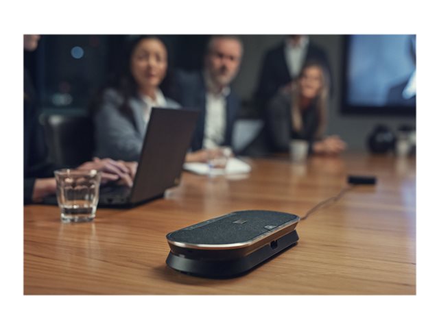 EPOS EXPAND 80 Bluetooth Speakerphone USB-C inkl. USB-A Adapter und BT-Dongle erweiterbar für bis zu 16 Teilnehmer via EXPAND 80 Mic