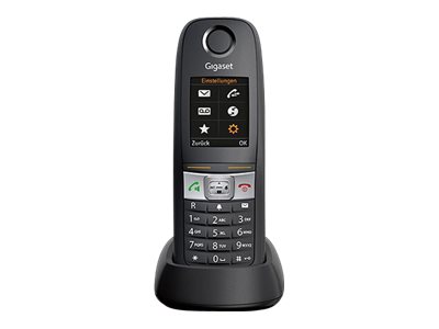 GIGASET E630HX schwarz 4,6 cm 1,8 Zoll bel. TFT Farbdisplay IP65 wasserdicht Vibrationsalarm für DECT Basisstationen und Router