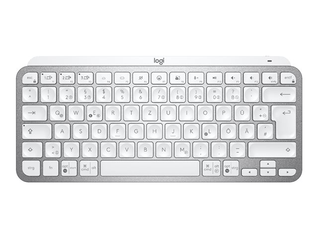 LOGITECH MX Keys Mini Minimalist Wireless Illuminated Keyboard - PALE GREY - CENTRAL (DE)