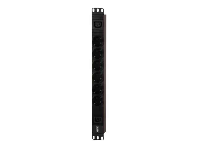 APC Easy PDU EPDU1010B-SCH Basic 1U 10A 230V 6x Schuko & 1x C13 C14 stecker