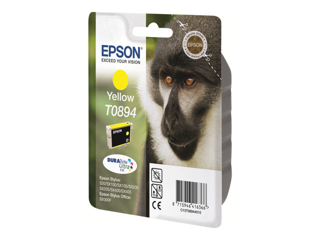 EPSON T0894 Tinte gelb kleine Kapazität 3.5ml 1-pack blister ohne Alarm