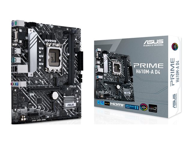 ASUS PRIME H610M-A D4 LGA1700 DDR4 mATX MB