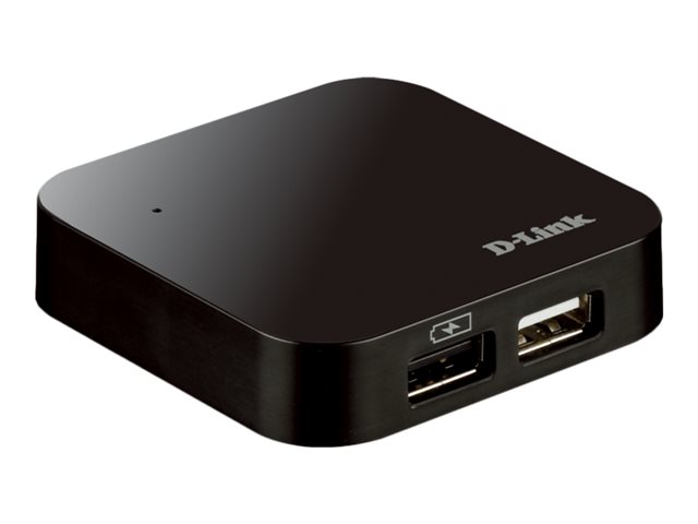 D-LINK DUB-H4 4-Port USB 2.0 Hub 480Mbps vier zusätzliche USB-2.0-Anschlüsse für PC MAC