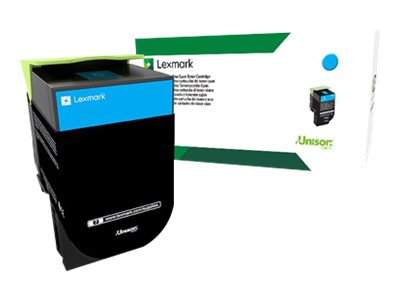 LEXMARK 802SC Toner cyan Standardkapazität 2.000 Seiten 1er-Pack return program
