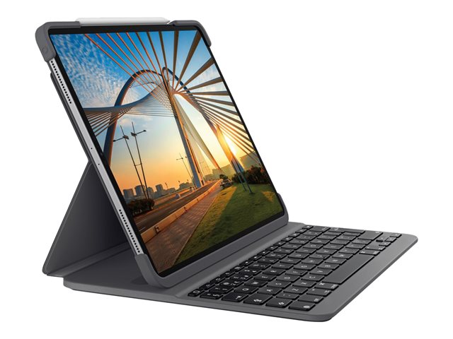 LOGITECH Slim Folio Pro for iPad Pro 32,76cm 12,9Zoll 3rd and 4th gen - GRAPHITE - CH - CENTRAL