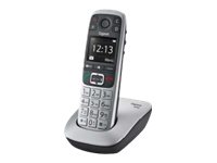 GIGASET E560 platin schnurlos analog Grosstaste Extra-Laut-Taste 4 Zielwahltasten Optische Anrufsignalisierung Taschenlampe