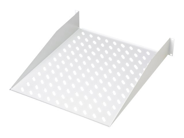 DIGITUS Fachboden für alle 48,3cm 19Zoll Schränke RAL7035 grau 483x350x85mm inkl. Befestigungsmaterial max 25Kg