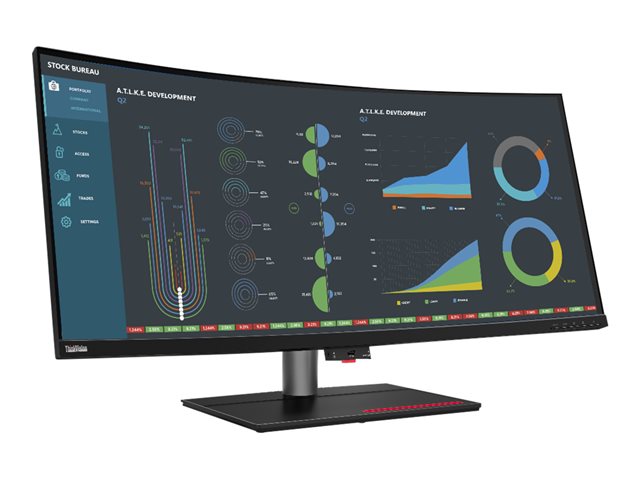 LENOVO ThinkVision P40w-20 100,84cm 39,7Zoll 5120x2160 21:9 Thunderbolt 4 Ultra-Wide Curved Monitor Topseller