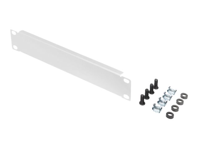 DIGITUS 1HE Blindabdeckplatte 25,4cm 10Zoll 45x255x10mm grau RAL 7035