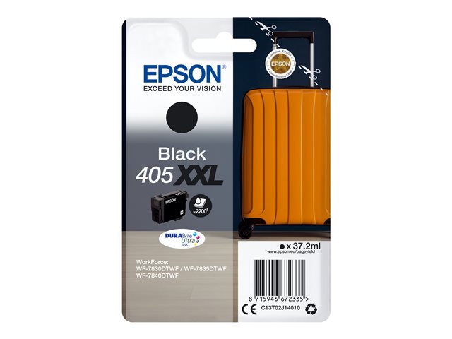 EPSON Singlepack Black 405XXL DURABrite Ultra Ink