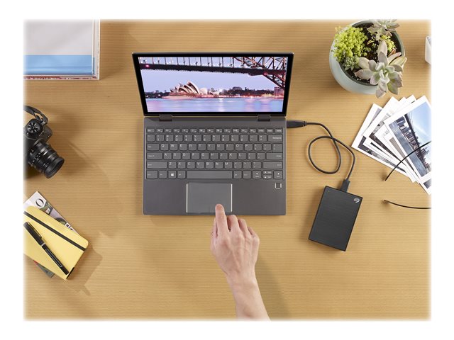 SEAGATE One Touch Potable 5TB USB 3.0 kompatibel mit PC und MAC inklusive Rescue-Dienst zur Datenwiederherstellung schwarz