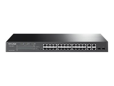 TP-LINK TL-SL2428P JetStream 24-Port 10/100Mbit/s + 4-Port Gigabit Smart OMADA Switch mit 24-Port PoE+