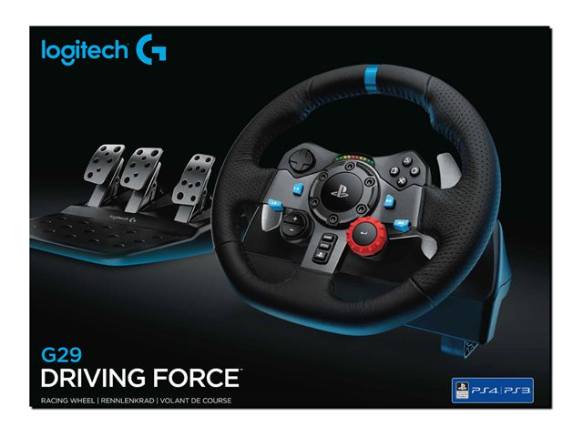 LOGITECH G29 Driving Force Racing Wheel - for PlayStation 4, PlayStation 3 and PC  - USB