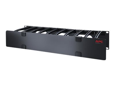 APC 2U Horizontal Cable Manager 6 Fingers top and bottom