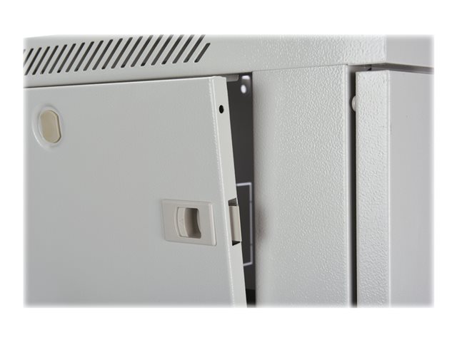 DIGITUS 48,3cm 19Zoll Wandschrank 9HE SoHoline RAL7035 grau ohne Boden 505mmx600mmx450mm