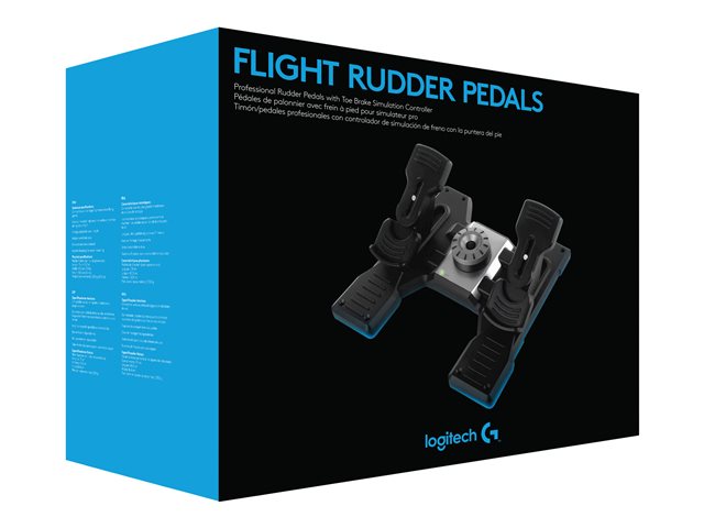 LOGITECH G Saitek PRO Flight Rudder Pedals - USB - WW