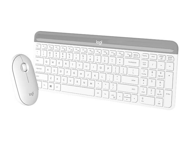 LOGITECH Slim Wireless Keyboard and Mouse Combo MK470 - OFFWHITE - DEU - CENTRAL