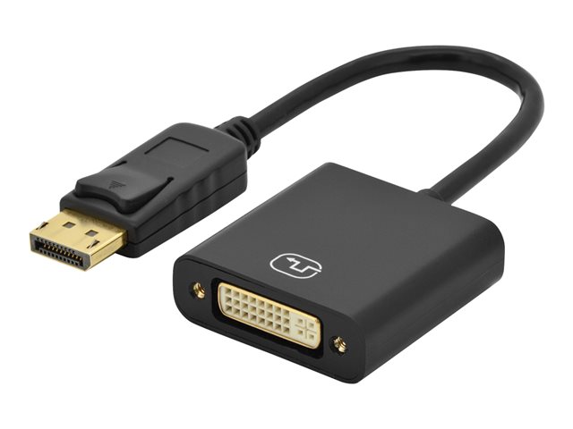ASSMANN Adapterkabel DisplayPort Stecker auf DVI-I 24+5 Buchse 0,15m AWG28 doppelte Schirmung