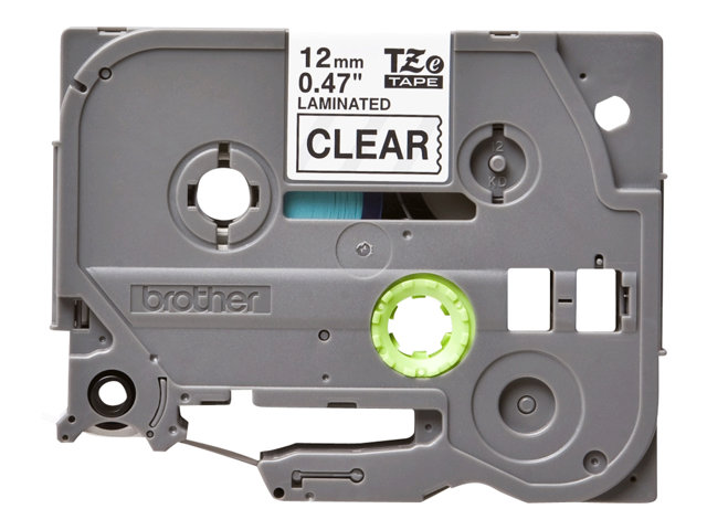 BROTHER P-Touch TZE-131 schwarz auf clear 12mm