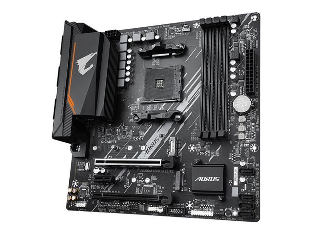 GIGABYTE B550M AORUS ELITE AM4 DDR4 2xM.2 4xSATA HDMI DVI mATX MB