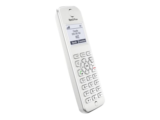 AVM FRITZ!Fon M2 - DECT-Komforttelefon fuer die FRITZ!Box - Unterstuetzt HD-Telefonie - Full-Duplex-Freisprechen