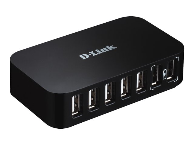 D-LINK DUB-H7 7?Port USB 2.0 Hub 7x USB 2.0 480Mbps PC MAC