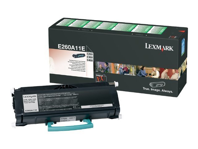 LEXMARK E260 E360 E460 Toner schwarz Standardkapazität 3.500 Seiten 1er-Pack Rückgabe