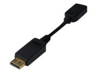 ASSMANN Adapterkabel DisplayPort Stecker auf HDMI Buchse 0,15m AW28