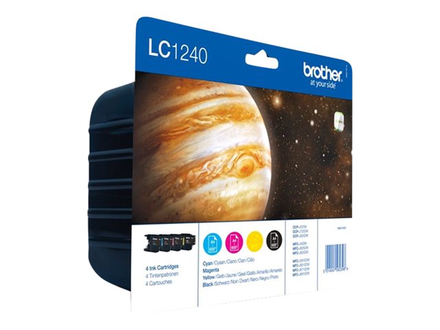 BROTHER LC1240VALBPDR Valuepack schwarz magenta cyan gelb Blister MFC-J6510DW J6710DW J6910DW J430W J625DW J825DW DCP-J525W J725DW